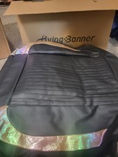 Flying Banner Synthetic Leather car seat Covers Full Set Front and Rear Bench...