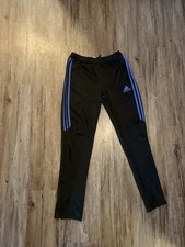 Adidas Boys Youth Joggers Size XL Color Blue Black 174 7