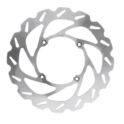 その他 etsu Tusk Stainless Steel Typhoon Brake Rotor, Front For Kawasaki