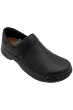 Clarks Women's Pro Gem Slip-On Leather Clogs Black