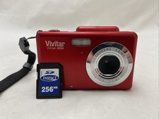 Vivitar Vivicam S124 flip cam Digital Compact Camera Red fully functioning