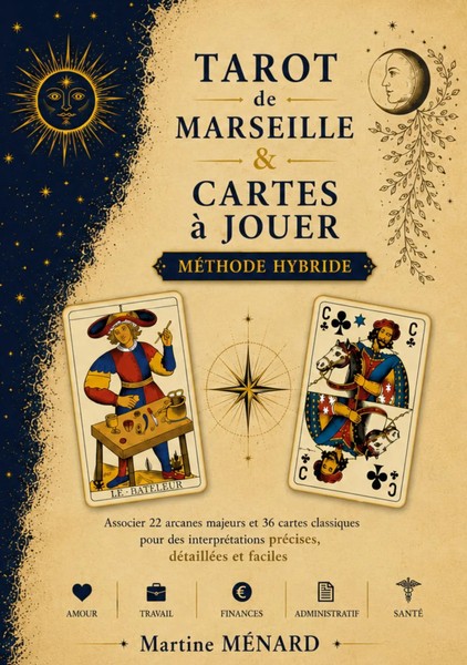 Martine MéNard | Tarot De Marseille & Cartes à Jouer : MéThode Hybride | Buch-image