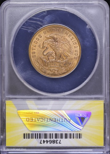 1971 Mo 20C Mexico 20 Centavos ANACS MS 65 RB | Uncirculated Unc BU - Picture 2 of 4