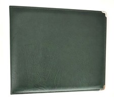 New Forest Green Faux Leather Scrapbook Photo Album Journal For 12x12 Pages