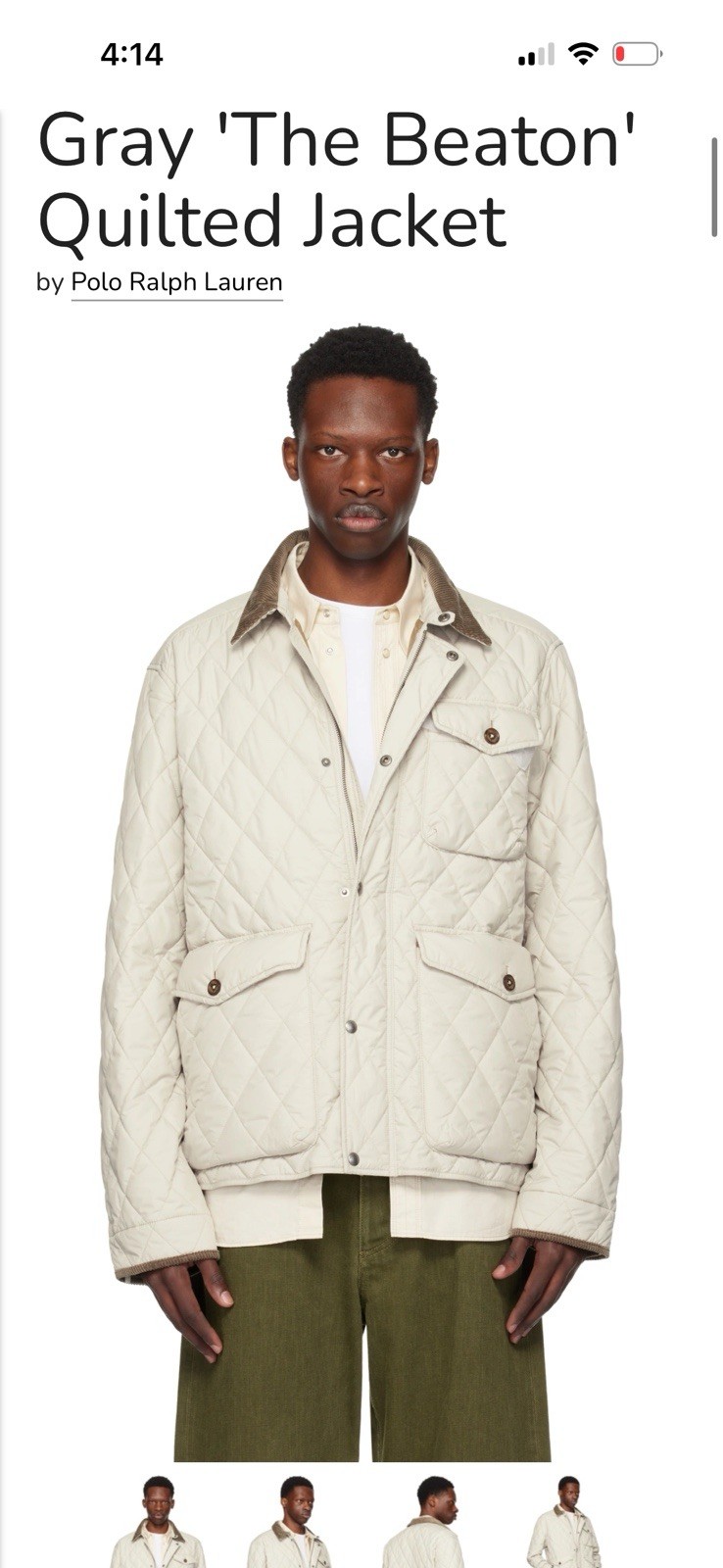 NWT Men's Polo Ralph Lauren Beaton Water Repellent Quilted Jacket Coat 2XL $398+ image 4