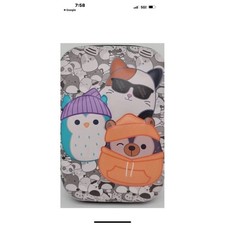 Squishmallows Zippered Pouch Cam, Winston  Hans Supply Box Gaming Console iPad