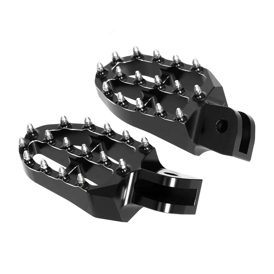 Reposapiés 3D negro todoterreno estriberas para Honda Monkey 125 Grom MSX 125 2014-2025 Foto 4 de 4