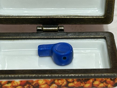 Borden "Cracker Jack" PHB Midwest of Cannon Falls 3D Blue Whistle Schmuckstück in Box - Bild 4 von 8
