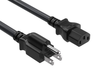 Cable Leader 20ft 18 AWG Universal Power Cord IEC320 C13 to NEMA 515P, Extens...