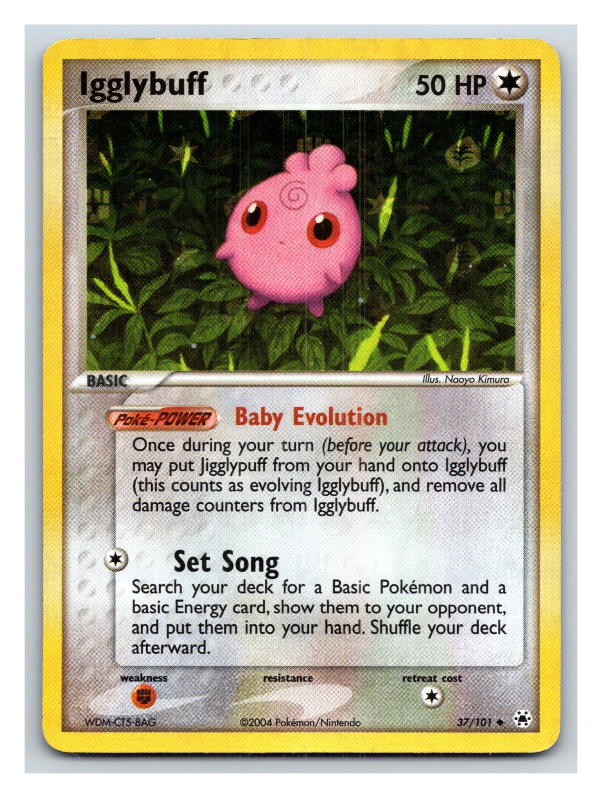 Igglybuff Reverse Holo Uncommon Hidden Legends 37/101 NM