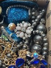 Costume Jewelry Rhinestones Single Earrings Beads Craft Broken Lot — photo 7