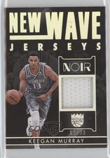 2022-23 Panini Noir New Wave Jerseys 89/99 Keegan Murray #NWJ-KGM oh4