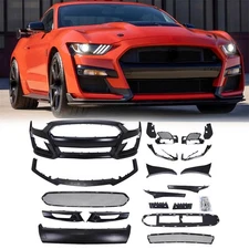 Fits 2015-2017 Ford Mustang GT500 Style Front Bumper Kit Conversion replacement