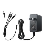 12V 2A 100V-240V US AC to DC Power Supply Adapter  4-Way Power Splitter Cabl...