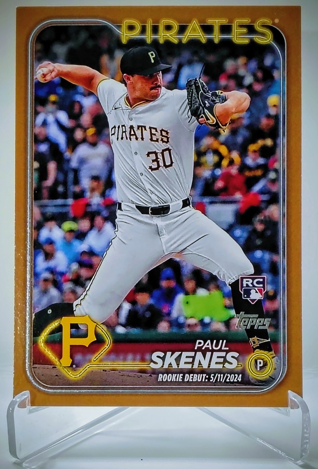 2024 Topps Update Series - Rookie Debut Gold #US288 Paul Skenes /2024 (RC)