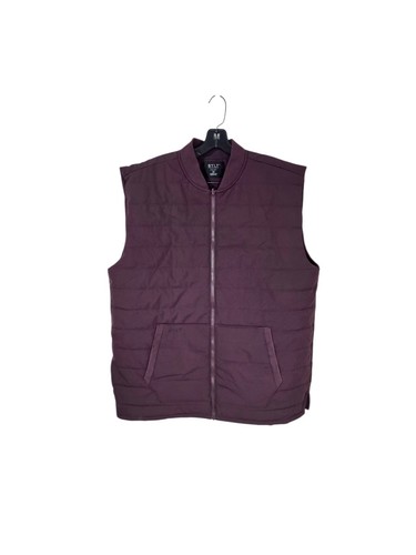 Chaleco de Campo Bylt Ridgeline Para Hombre Borgoña Talla XXL Puffer Bolsillos con Cremallera Exterior - Imagen 1 de 12