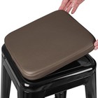 Modern Faux Leather Bar Stool Cushion 1 Piece, Leathaire Magnetic Small Chair...