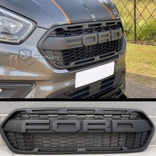 Grille For 2018-2023 Ford Transit Custom Front Grill Honeycomb Style Bumper Mesh