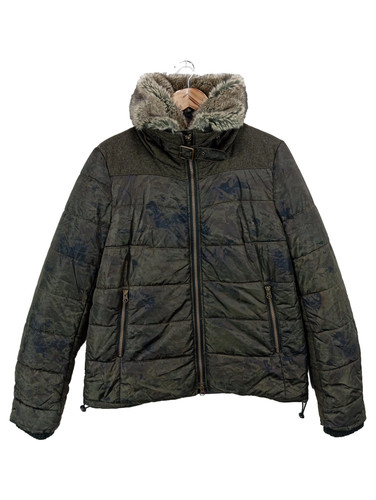 Cinque Giacca Trapuntata Donna Verde Mimetica (IT 40, EU 36)