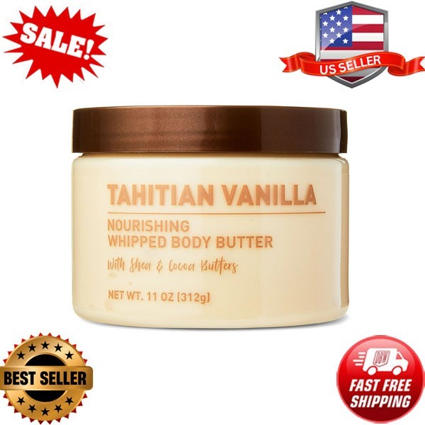 Walmart Whipped Body Butter Tahitian Vanilla 11 oz Hydrating Moisturizer