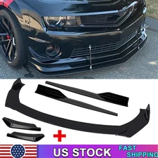 Front Bumper Lip Chin Spoiler Body Kit Splitter Side Skirt For Chevrolet Malibu
