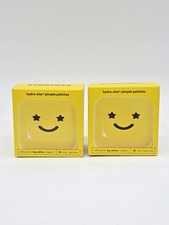 Lot of 2 x Starface Hydro-Star Pimple Patches 32ct Yellow Stars In Case New NIB