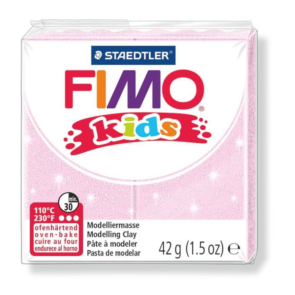 Детское трикотажное платье STAEDTLER FIMO kids perlglanz rosa 42 г для создания модельной одежды 1690₽
