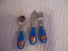 Mr. Lion  Baby Feeding Silver set
