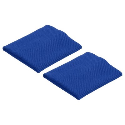 Elastic Cuff Ribbed Trim 3'' x 3.5 '' Knit Rib Stretch Tape Dark Blue 1 Pair
