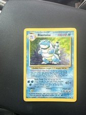 Pokémon TCG Base Set Unlimited Blastoise Holo Card 2/102