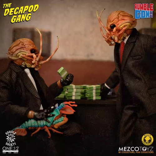 Juego de 2 figuras de acción Mezco Toyz 1/12 Decápod Gang Carboune Brothers - Imagen 15 de 24