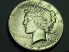 1927-S PEACE DOLLAR  NICE AU/BU GRADE