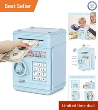 Secure Electronic Piggy Bank with Password Protection - Gift for Ages 3-12