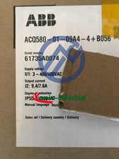 Brand new ACQ580-01-09A4-4+B056 ABB frequency inverter expedited express DHL