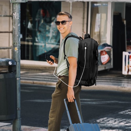 Travel Laptop Backpack Men Women,Business Anti Theft Carry On Backpacks with ... - Picture 8 of 9