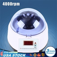 Plasma PRP Microcentrifuge High-speed LCD Display Centrifuge Lab & 2 Rotor New
