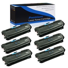 6PK Cyan CF361A 508A Toner for HP Color LaserJet MFP M577z M553dh M577f Printer