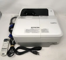 Epson LCD H744A PowerLite 685W Ultra Short-Throw HDMI Projector- New Lamp