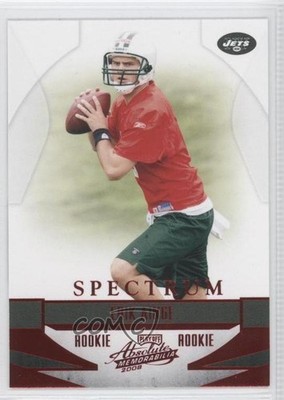 2008 Playoff Absolute Memorabilia Spectrum Red Erik Ainge #180 Rookie RC 0i0