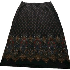 Women's Plus Notations Long Maxi Skirt 2X Dark Academia Whimsigoth Librarian 90s