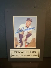 Ted Williams Autographed Signed Photograph COA SCORE BOARD HOF RED SOX
