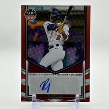 2025 Panini USA Stars & Stripes RJ AUSTIN JR. Red Holo /99 Auto Autograph