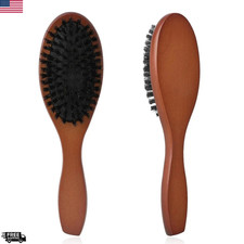 Boar Bristle Hair Brush for Women Men Kid Soft Natural Hair Brushes with Wooden