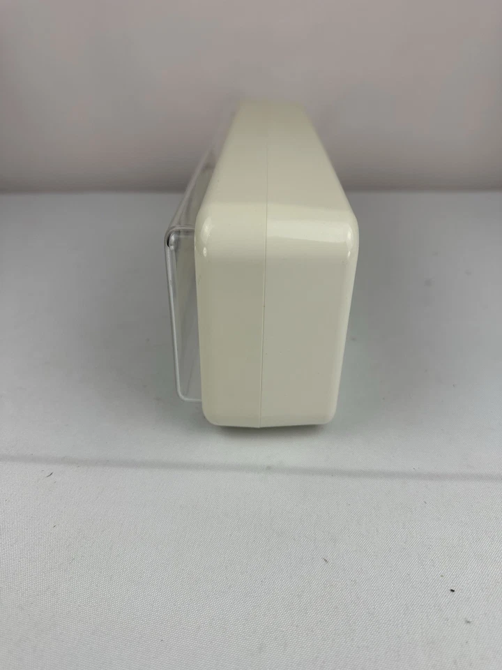 Twemco BQ-38 Flip Clock Calendar White Quartz Desk Wall TESTED - Image 2 of 4