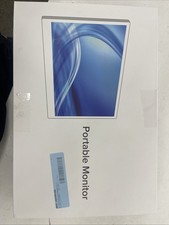 Portable Monitor 15.6 Inch 1080P USB-C HDMI Ultra-Slim Travel Monitor with Ki...