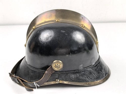 Feuerwehr Lederhelm in sehr gutem Zustand - Picture 2 of 12
