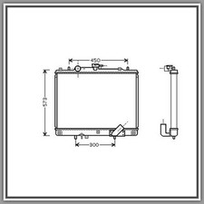 Radiateur Mitsubishi L200