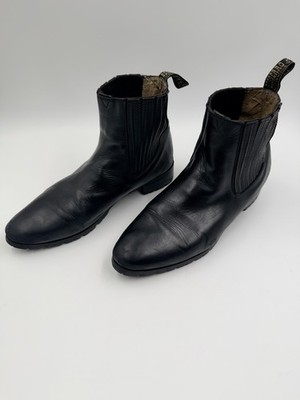Besserro Black Leather Boots Mens Size 12 Made In Mexico  display picture 2