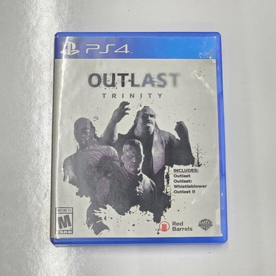 Outlast Trinity (Sony PlayStation 4 PS4, 2017) Horror Video Game MINT DISCS CIB