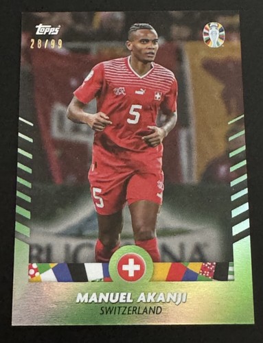 Topps UEFA Euro 2024 | Manuel Akanji 28/99 | Switzerland